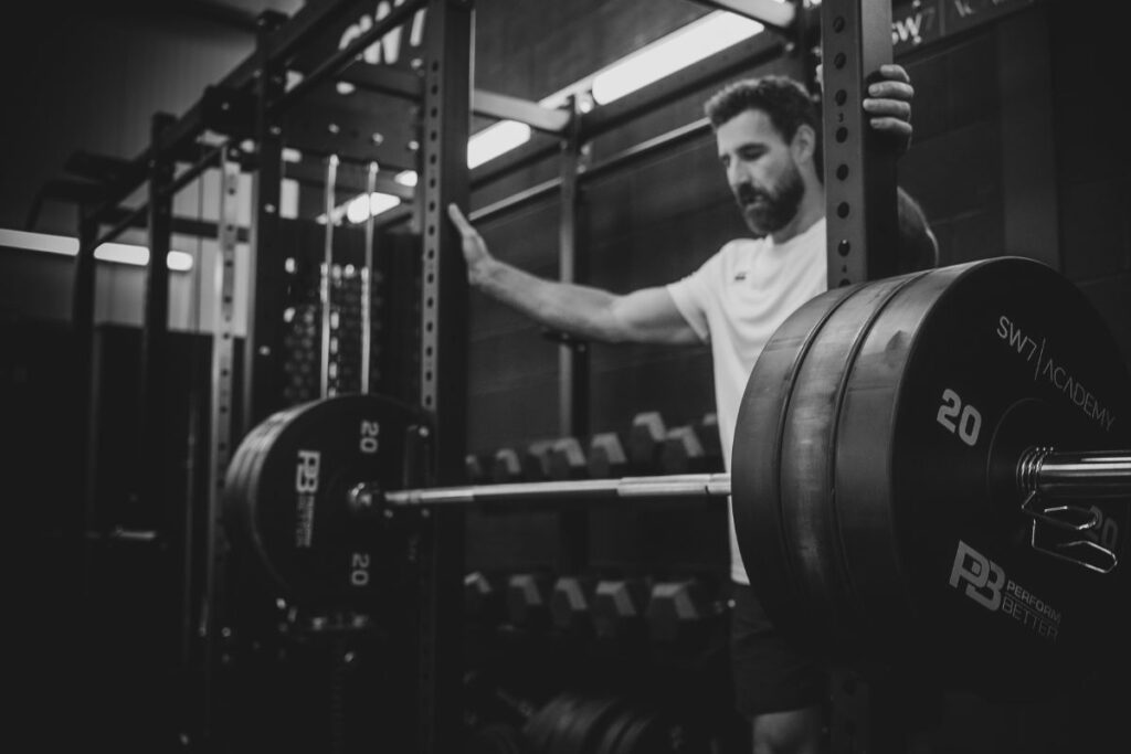 Man in the gym.